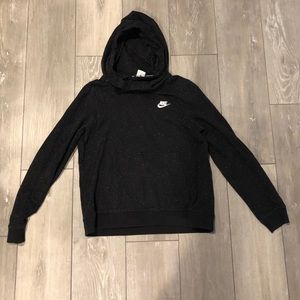 WOMENS - black Nike rainbow freckled hoodie